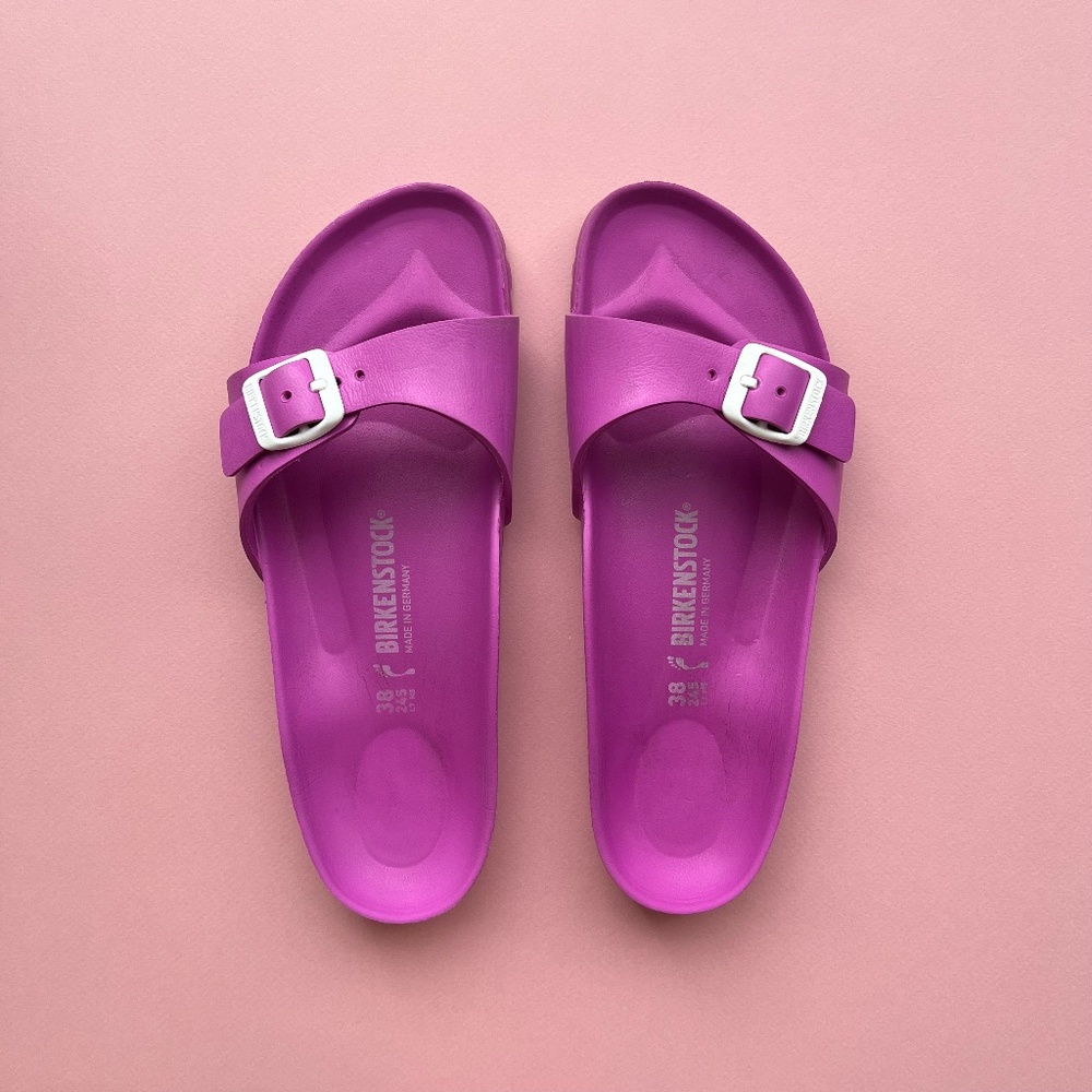Pink Birkenstock Madrid Sandals